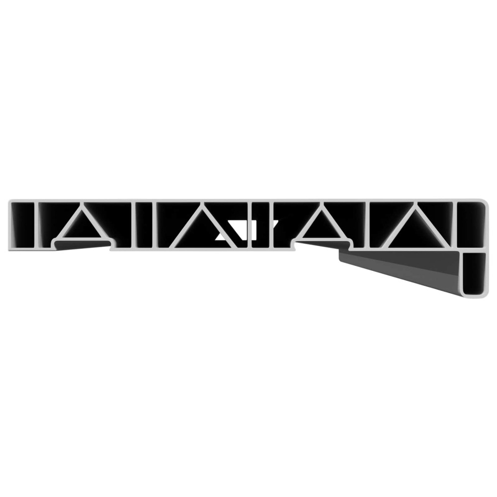 Produktbild för Fönsterbräda Vit 120 x 25 x 4,5 cm PVC