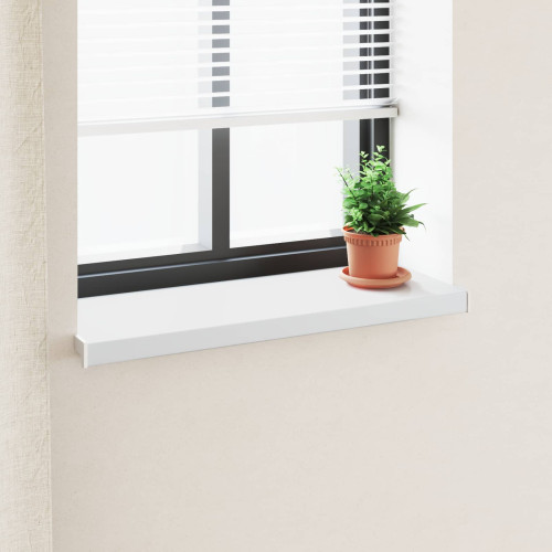 vidaXL Fönsterbräda Vit 60 x 35 x 4,5 cm PVC