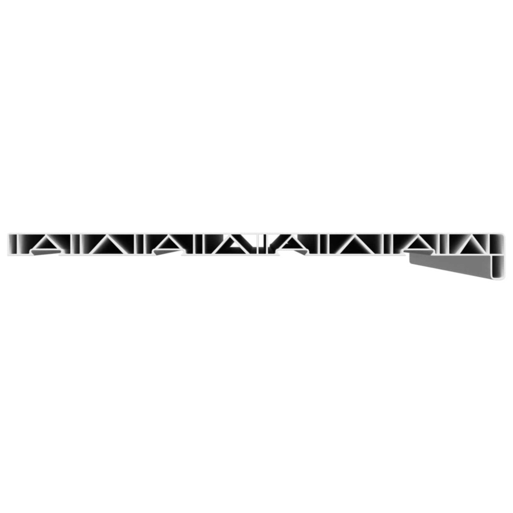 Produktbild för Fönsterbräda Vit 80 x 40 x 4,5 cm PVC