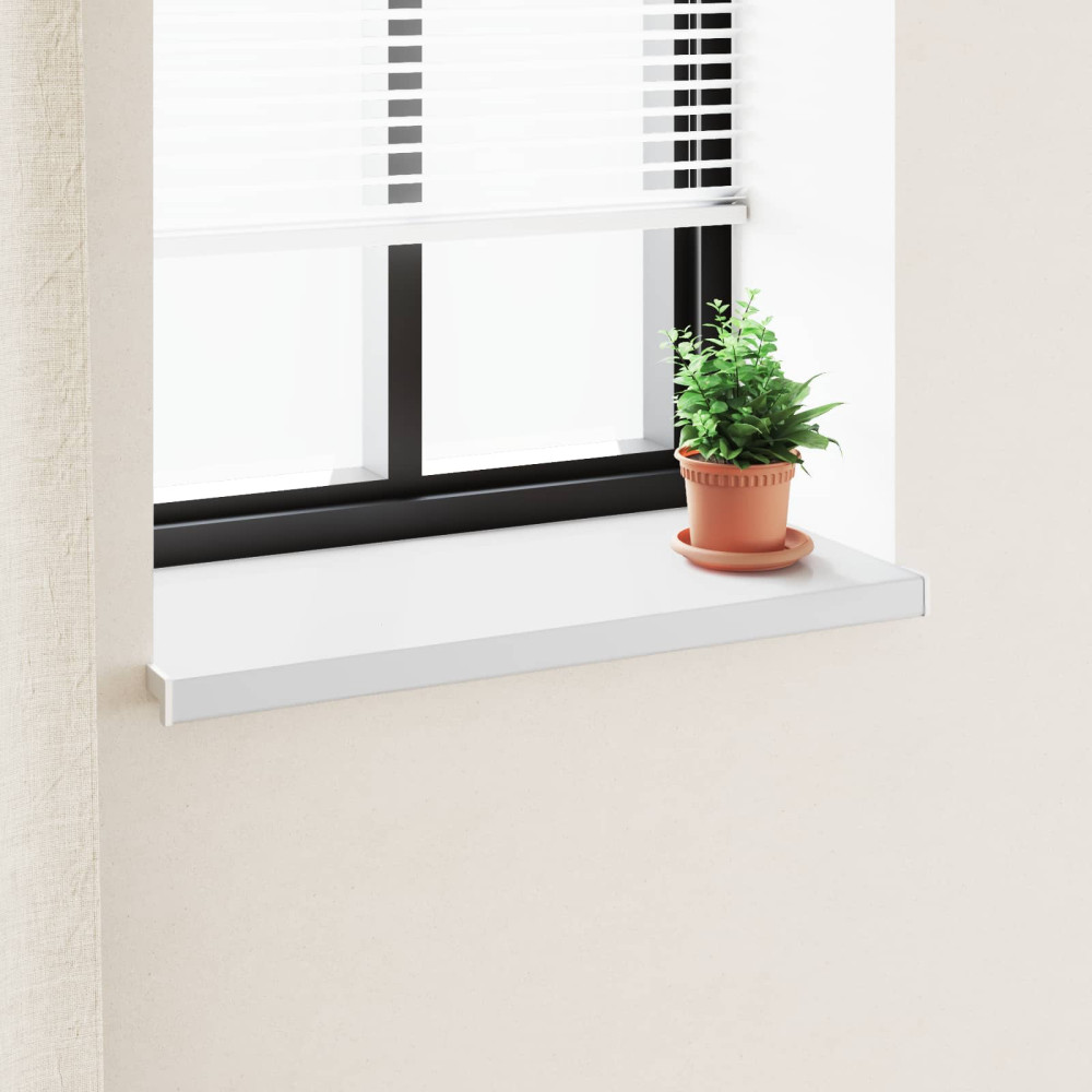Produktbild för Fönsterbräda Vit 100 x 40 x 4,5 cm PVC