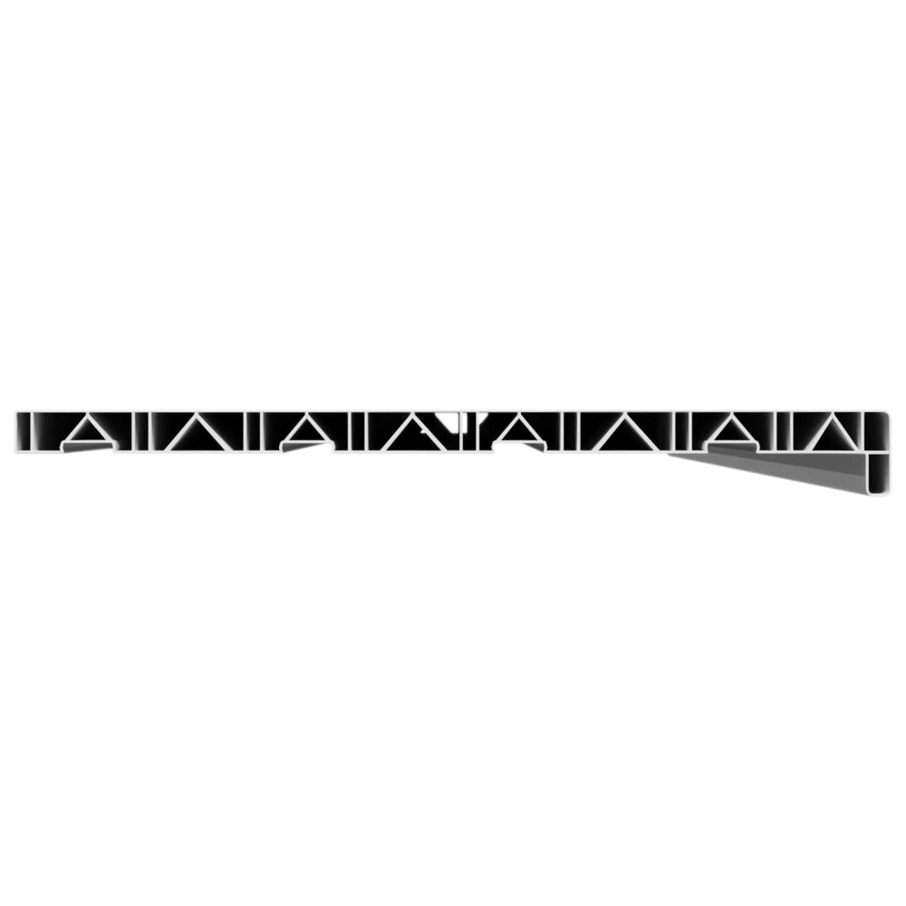 Produktbild för Fönsterbräda Vit 120 x 45 x 4,5 cm PVC