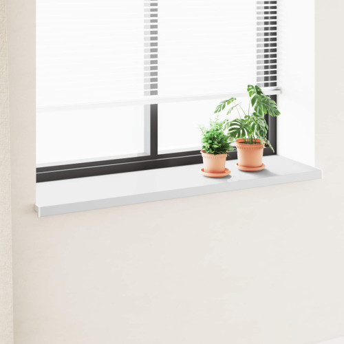 vidaXL Fönsterbräda Vit 140 x 45 x 4,5 cm PVC