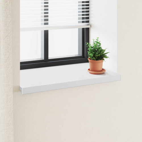 vidaXL Fönsterbräda Vit 60 x 50 x 4,5 cm PVC