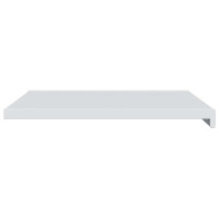 Produktbild för Fönsterbräda Vit 100 x 50 x 4,5 cm PVC