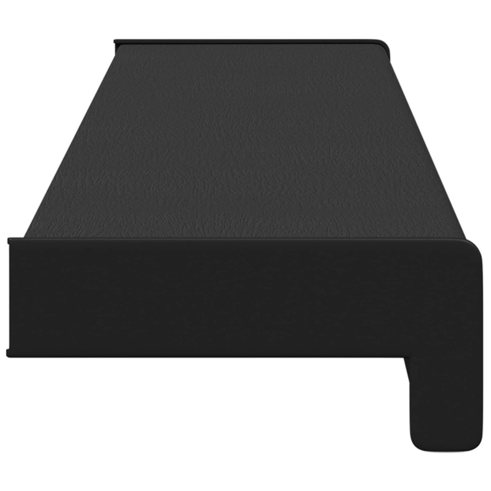 Produktbild för Fönsterbräda Svart med träådring 100 x 10 x 4,5 cm PVC