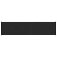 Produktbild för Fönsterbräda Svart med träådring 100 x 25 x 4,5 cm PVC