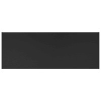 Produktbild för Fönsterbräda Svart med träådring 80 x 30 x 4,5 cm PVC