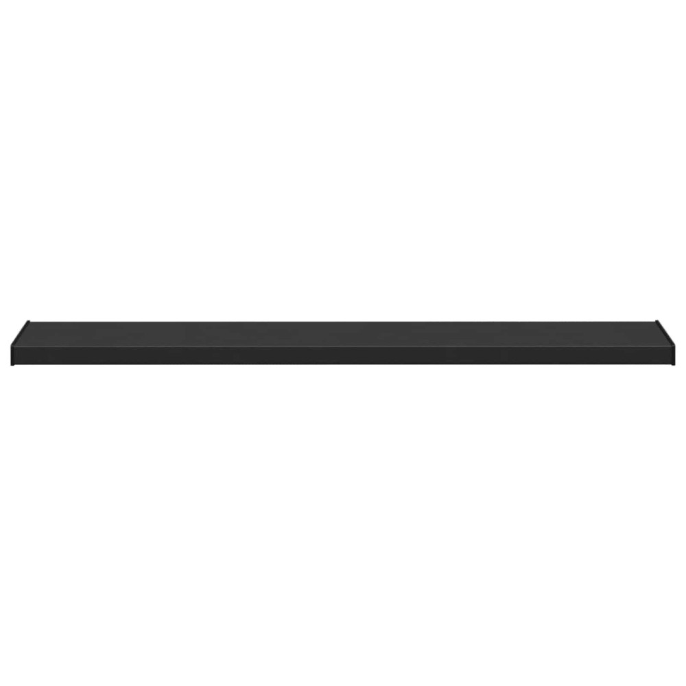Produktbild för Fönsterbräda Svart med träådring 140 x 30 x 4,5 cm PVC