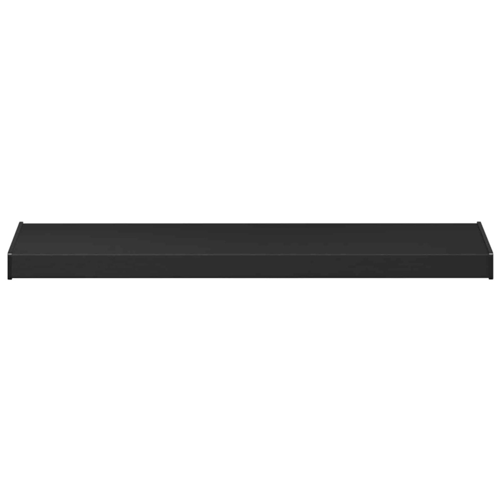 Produktbild för Fönsterbräda Svart med träådring 60 x 35 x 4,5 cm PVC