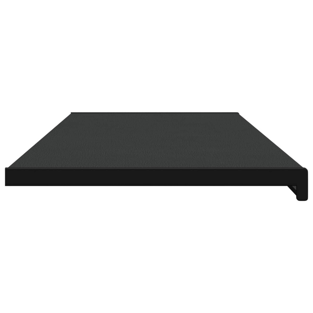 Produktbild för Fönsterbräda Svart med träådring 160 x 40 x 4,5 cm PVC