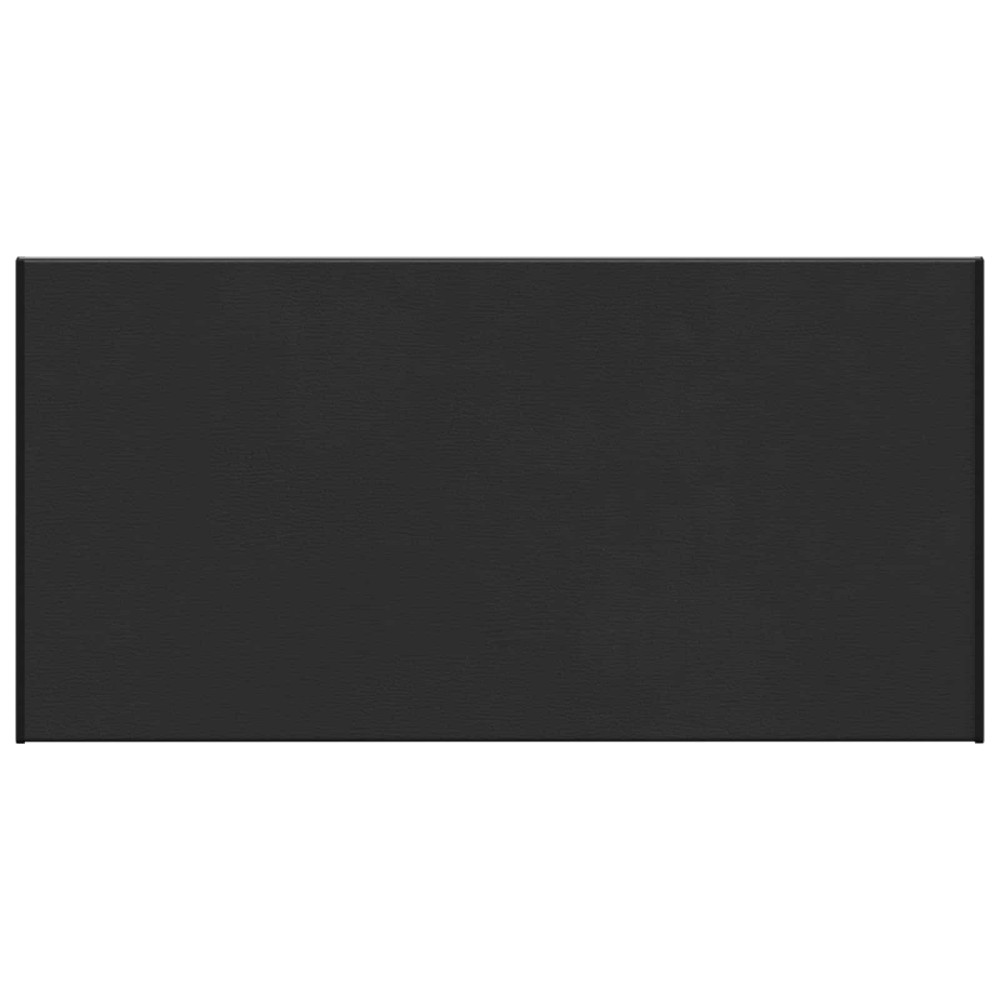 Produktbild för Fönsterbräda Svart med träådring 60 x 45 x 4,5 cm PVC