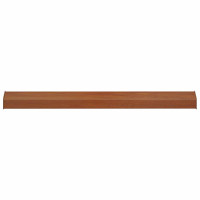 Produktbild för Fönsterbräda Brun trä 60 x 10 x 4,5 cm PVC