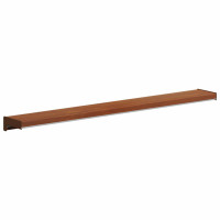 Produktbild för Fönsterbräda Brun trä 80 x 10 x 4,5 cm PVC