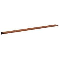 Produktbild för Fönsterbräda Brun trä 120 x 10 x 4,5 cm PVC