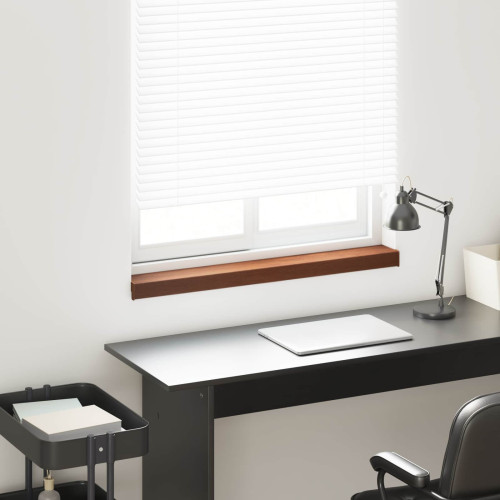 vidaXL Fönsterbräda Brun trä 80 x 15 x 4,5 cm PVC