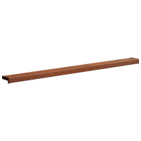 Produktbild för Fönsterbräda Brun trä 120 x 15 x 4,5 cm PVC