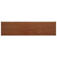 Produktbild för Fönsterbräda Brun trä 60 x 20 x 4,5 cm PVC