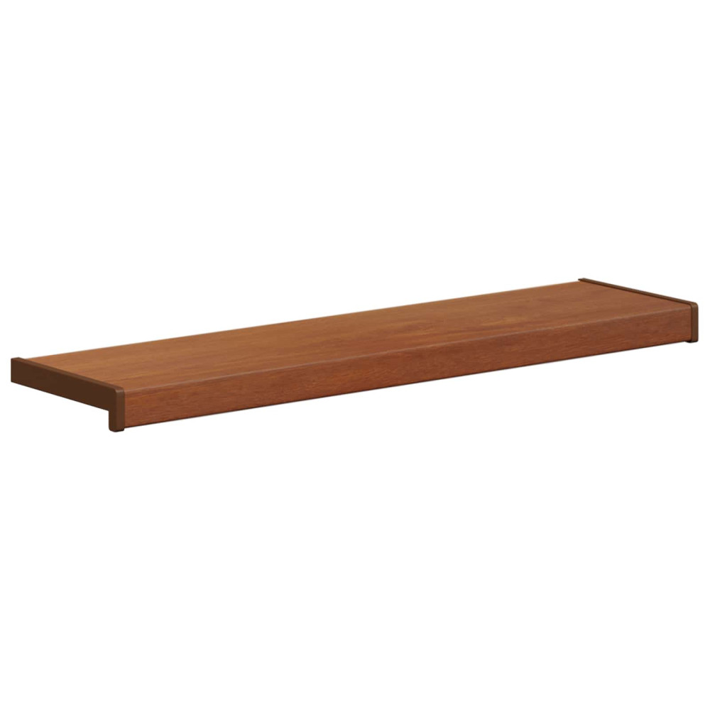 Produktbild för Fönsterbräda Brun trä 60 x 20 x 4,5 cm PVC