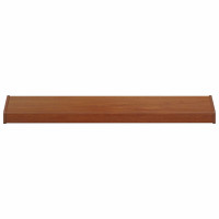 Produktbild för Fönsterbräda Brun trä 60 x 20 x 4,5 cm PVC