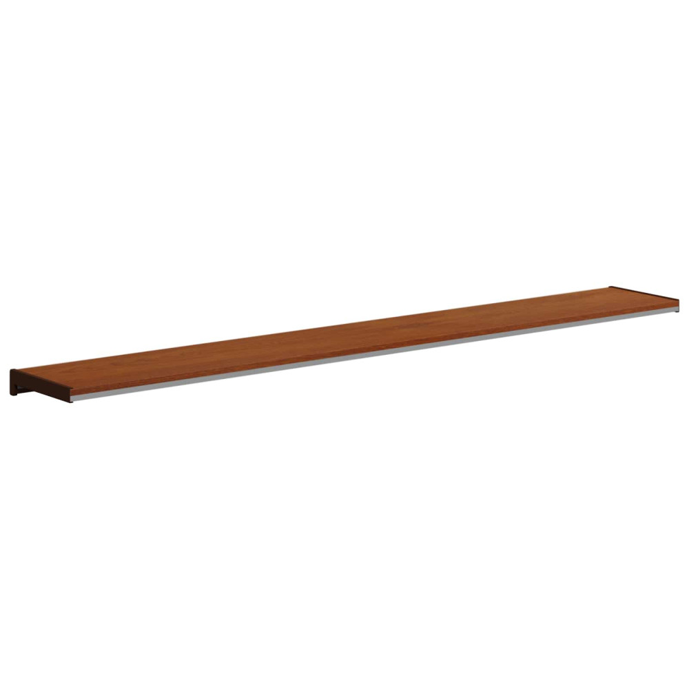 Produktbild för Fönsterbräda Brun trä 140 x 25 x 4,5 cm PVC