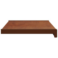 Produktbild för Fönsterbräda Brun trä 80 x 30 x 4,5 cm PVC