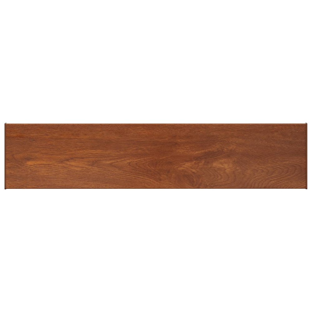 Produktbild för Fönsterbräda Brun trä 120 x 30 x 4,5 cm PVC