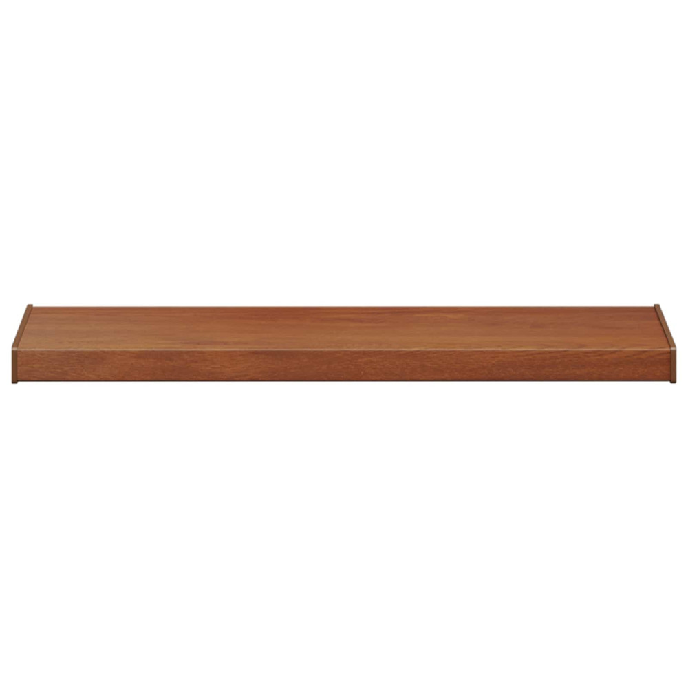 Produktbild för Fönsterbräda Brun trä 60 x 35 x 4,5 cm PVC