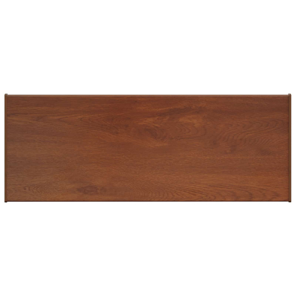 Produktbild för Fönsterbräda Brun trä 100 x 35 x 4,5 cm PVC