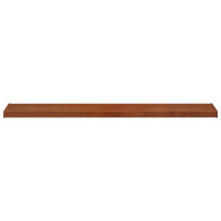 Produktbild för Fönsterbräda Brun trä 120 x 35 x 4,5 cm PVC