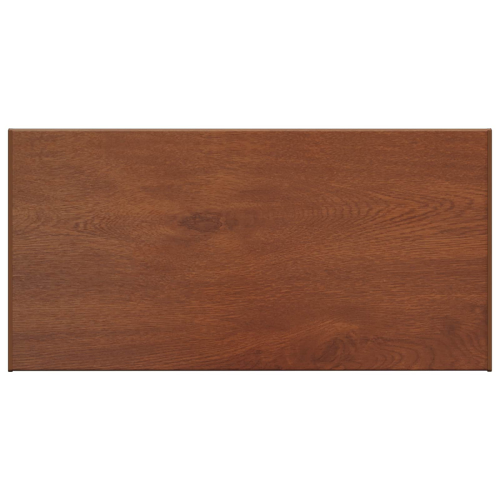 Produktbild för Fönsterbräda Brun trä 60 x 40 x 4,5 cm PVC