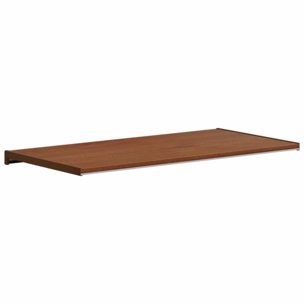 Produktbild för Fönsterbräda Brun trä 80 x 40 x 4,5 cm PVC