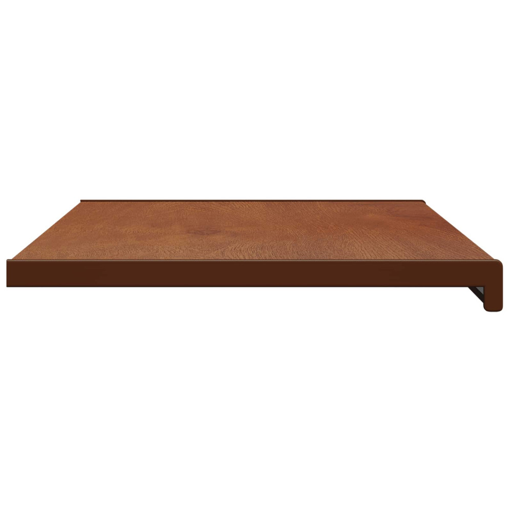Produktbild för Fönsterbräda Brun trä 100 x 40 x 4,5 cm PVC