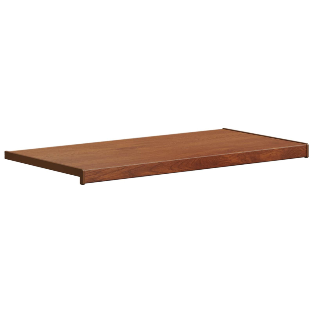Produktbild för Fönsterbräda Brun trä 100 x 45 x 4,5 cm PVC
