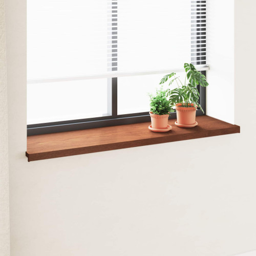 vidaXL Fönsterbräda Brun trä 160 x 45 x 4,5 cm PVC