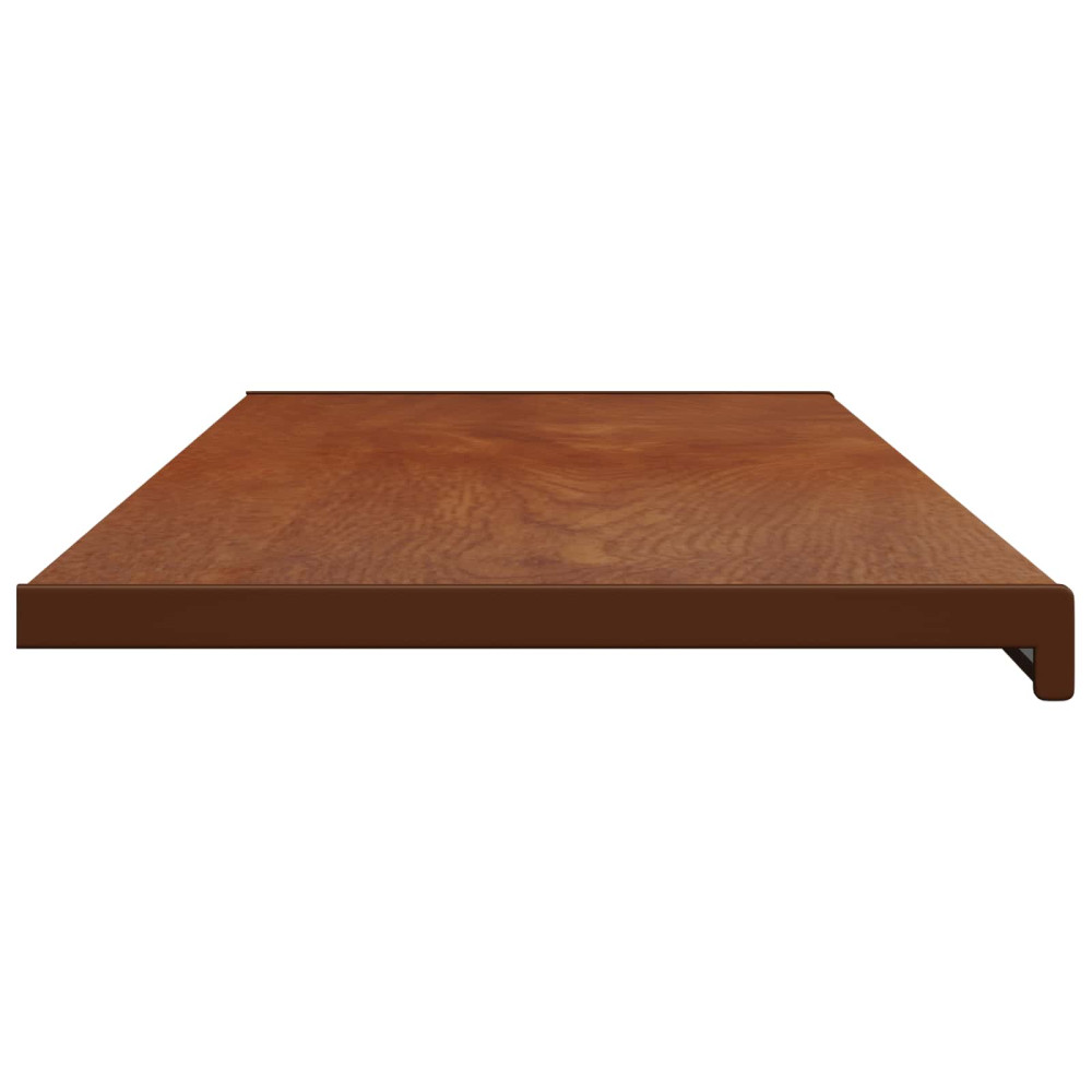 Produktbild för Fönsterbräda Brun trä 160 x 45 x 4,5 cm PVC