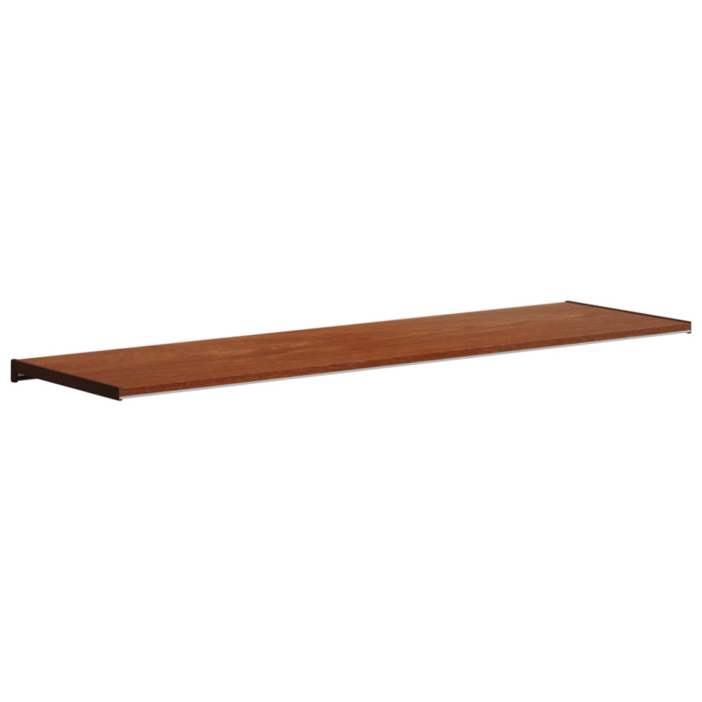 Produktbild för Fönsterbräda Brun trä 160 x 45 x 4,5 cm PVC