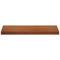 Produktbild för Fönsterbräda Brun trä 100 x 50 x 4,5 cm PVC