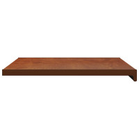 Produktbild för Fönsterbräda Brun trä 100 x 50 x 4,5 cm PVC