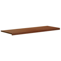 Produktbild för Fönsterbräda Brun trä 140 x 50 x 4,5 cm PVC