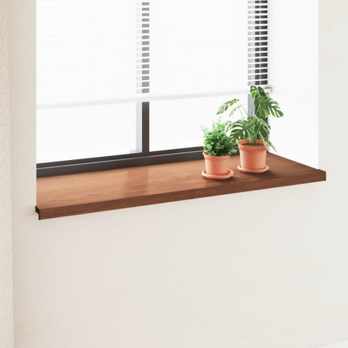 vidaXL Fönsterbräda Brun trä 160 x 50 x 4,5 cm PVC
