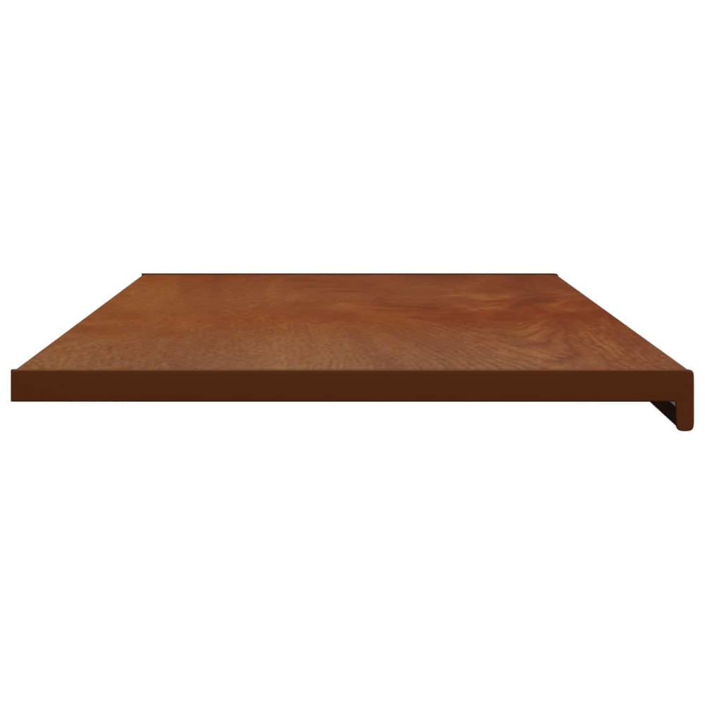 Produktbild för Fönsterbräda Brun trä 160 x 50 x 4,5 cm PVC