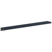 Produktbild för Fönsterbräda Anthracit med träådring 80 x 10 x 4,5 cm PVC