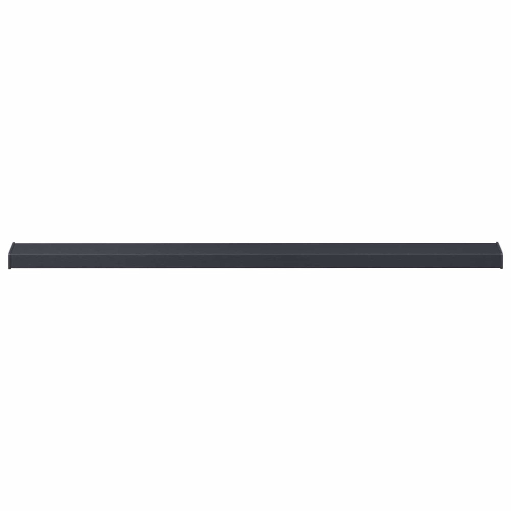 Produktbild för Fönsterbräda Anthracit med träådring 140 x 10 x 4,5 cm PVC