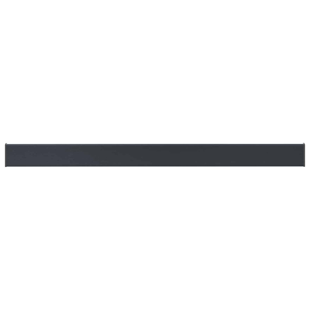 Produktbild för Fönsterbräda Anthracit med träådring 120 x 15 x 4,5 cm PVC