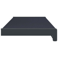 Produktbild för Fönsterbräda Anthracit med träådring 80 x 20 x 4,5 cm PVC