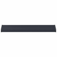 Produktbild för Fönsterbräda Anthracit med träådring 100 x 20 x 4,5 cm PVC