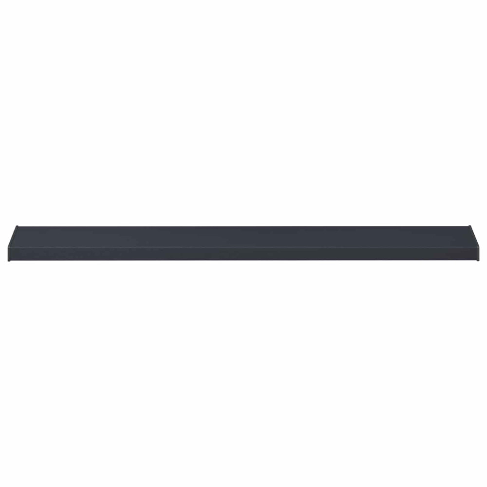 Produktbild för Fönsterbräda Anthracit med träådring 160 x 20 x 4,5 cm PVC