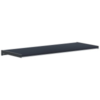 Produktbild för Fönsterbräda Anthracit med träådring 80 x 30 x 4,5 cm PVC