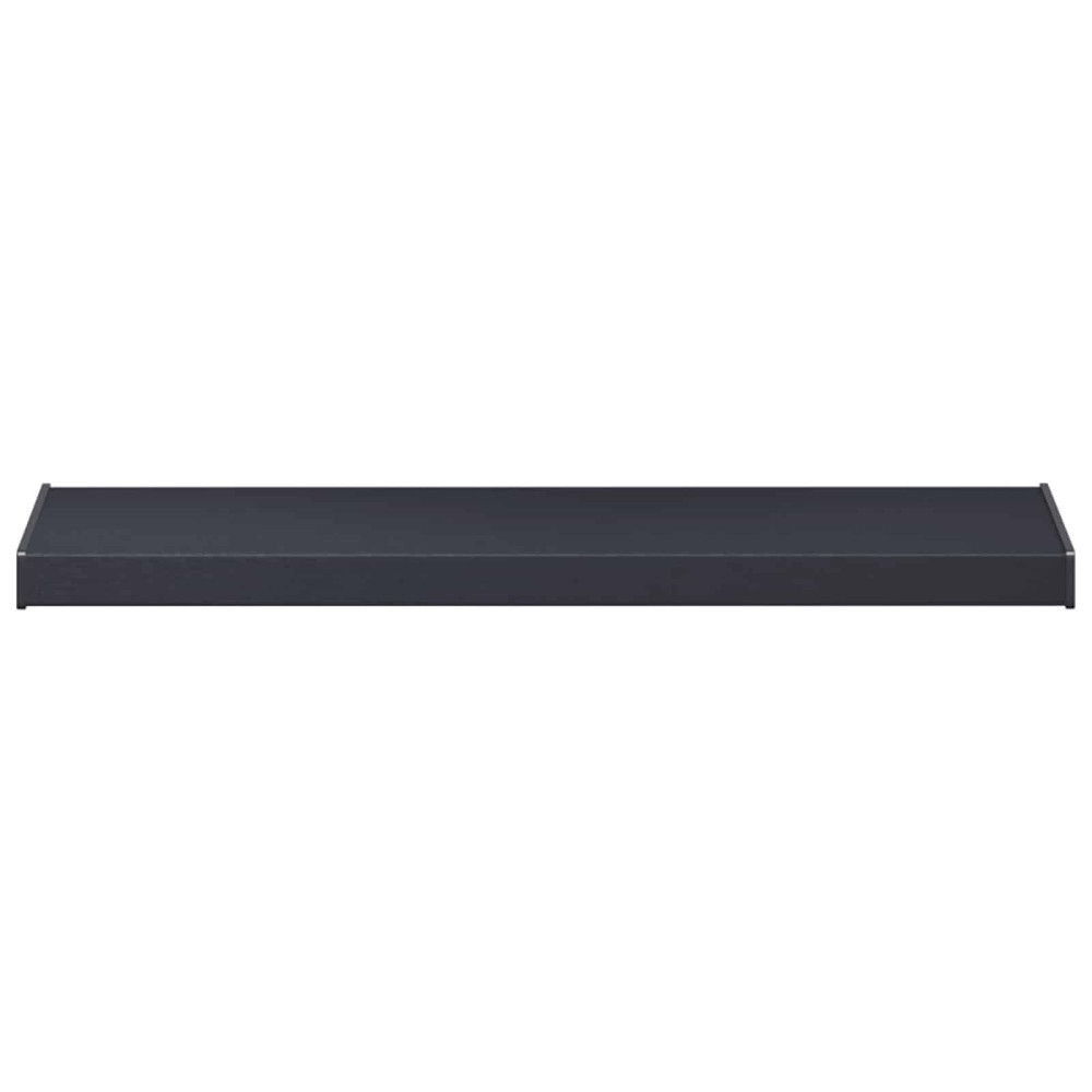 Produktbild för Fönsterbräda Anthracit med träådring 100 x 30 x 4,5 cm PVC