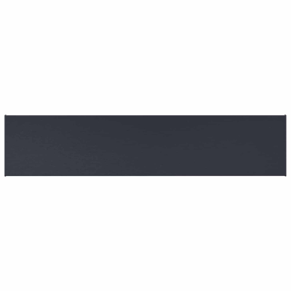 Produktbild för Fönsterbräda Anthracit med träådring 140 x 30 x 4,5 cm PVC